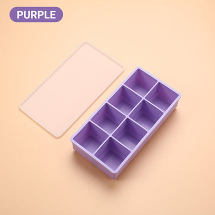 Silicone Big Ice Cubed Maker Large Cube Square Tray Molds Whiskey Ball Cocktails
