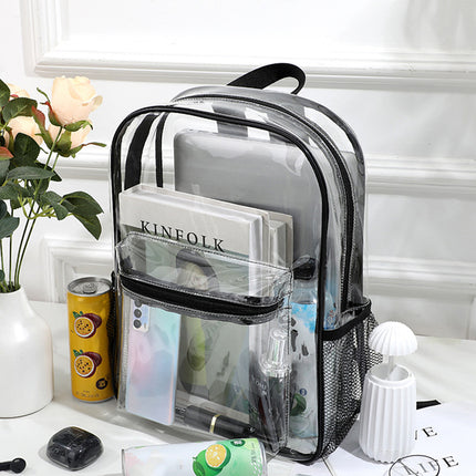 Transparent Backpack Schoolbag Large Capacity Storage Bag For School And Travel