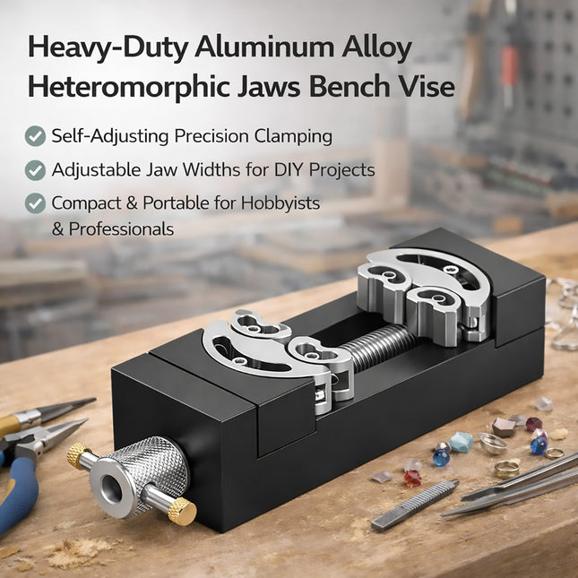 Adjustable Fractal Vise Press Bench Clamp Heavy Duty Woodworking Metal Bench