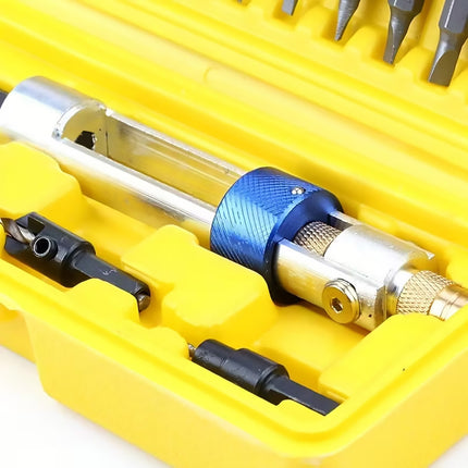 20-Piece Drill and Driver Bit Set - Quick-Change Adapter with Countersink