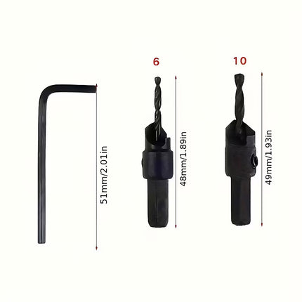 20-Piece Drill and Driver Bit Set - Quick-Change Adapter with Countersink
