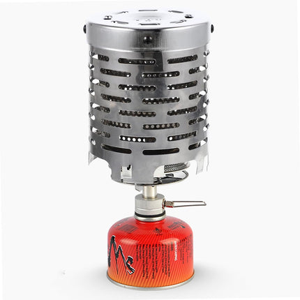 Mini Gas Warming Stove Stainless Steel Camping Portable Stove Heat Cover Use