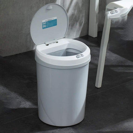 Smart Sensor Trash Can 12L Automatic Grey Waste Bin Electric Touchless Kitchen