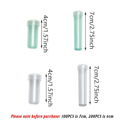 100/200PCS Flower Fresh Keeping Tube Floral Bouquet Nutrition Water Care Supply