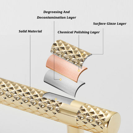 Modern Wardrobe Door Handles Hammer Patterned Drawer Pulls for Cabinet Furniture