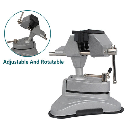 Table Vise Suction Cup Base Universal Bench Clamp for Household Work DIY Craft