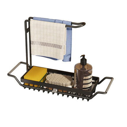 Kitchen Stainless Steel Cloth Rack Sink Retractable Storage Rack Space Saving