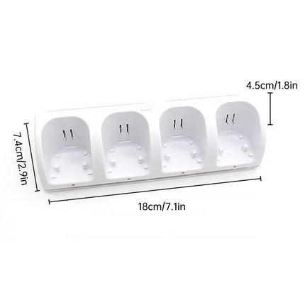 4 Rechargeable Battery for Nintendo Wii Remote Charger Dock Station Controller