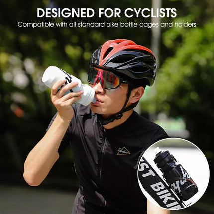 610ML Cycling Water Bottle Outdoor Sports Portable Squeeze Bottle Leakproof