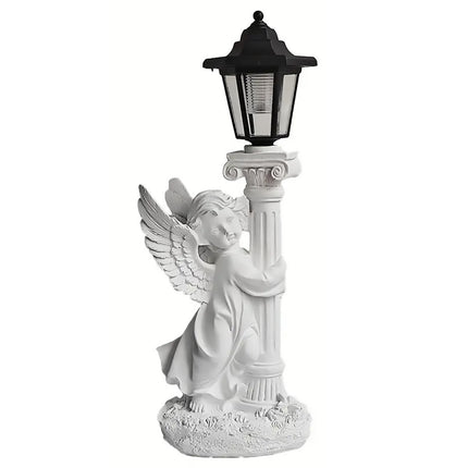 Solar Light Angel Statue Outdoor Garden Decor Waterproof for Yard Patio Pathway
