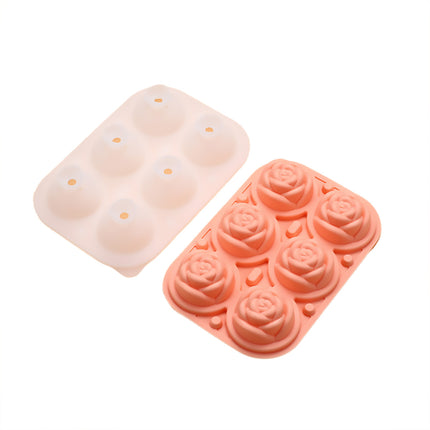 Large Ice Cube Tray Rose Maker Silicone Mold Whiskey Chocolate Jelly Mould DIY