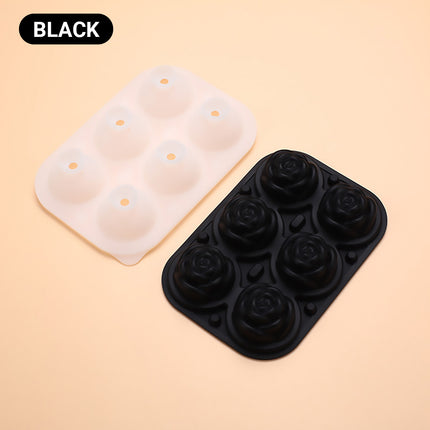 Large Ice Cube Tray Rose Maker Silicone Mold Whiskey Chocolate Jelly Mould DIY