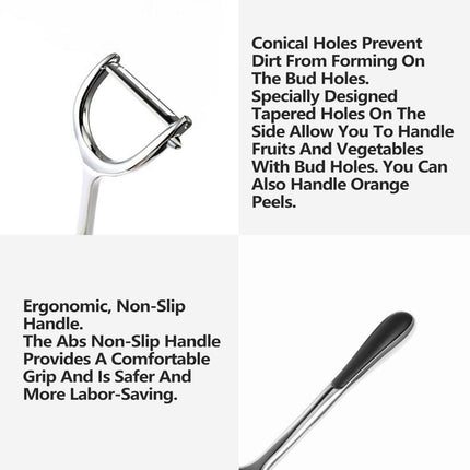 Multifunctional Stainless Steel Peeling Knife Set for Kitchen Fruit Vegetable