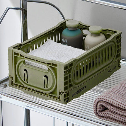 Foldable Storage Box Outdoor Organizer Collapsible Storage Container for Camping