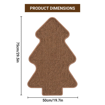 Tree Shape Wall Mounted Cat Scratching Board Durable Sisal Wear Resistant