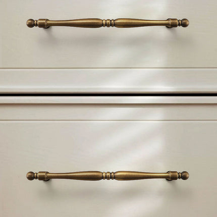 4 Sizes Copper Handles Simple Retro Cabinet Drawer Pulls for Wardrobe Door