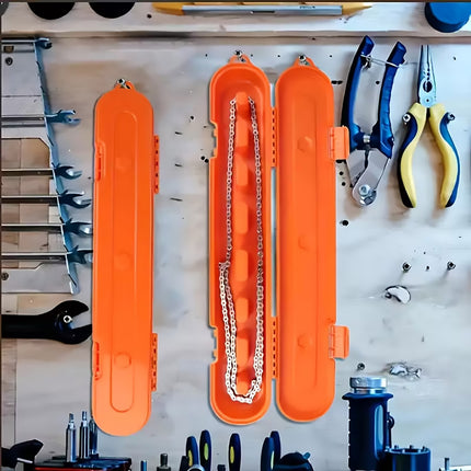 Heavy Duty Chainsaw Chain Storage Case Organizer Tool Accessories Repair Parts