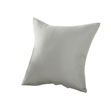 Multicoloured Plain Solid Colour Cushion Cover Covers Decorative Pillow Case Au - Aimall