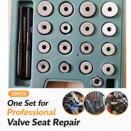 20Pcs Motorcycle Valve Seat Cutter Set High Quality Engine Repair Valve Tools