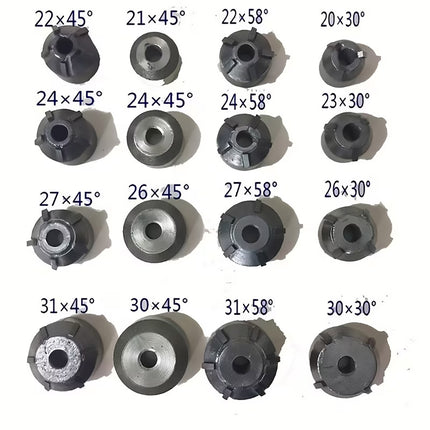 20Pcs Motorcycle Valve Seat Cutter Set High Quality Engine Repair Valve Tools