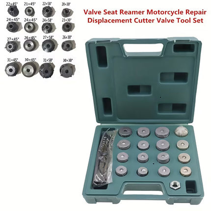 20Pcs Motorcycle Valve Seat Cutter Set High Quality Engine Repair Valve Tools