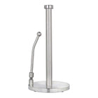 Stainless Steel Spring Paper Towel Holder for Restaurant Home Countertop Use