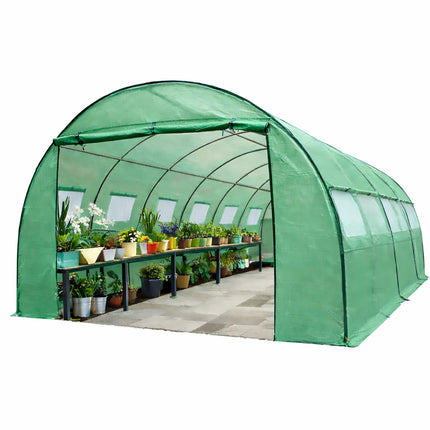 Heavy Duty Walk In Greenhouse Tent Garden Plants Winter Frost Protection Cover