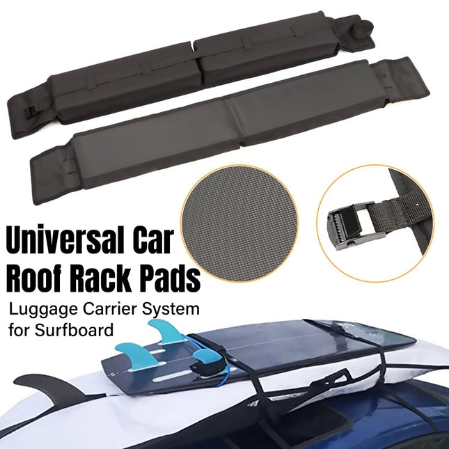Universal Soft Roof Rack Kayak Pads Foam Carrier Surfboard SUP Transport Bars
