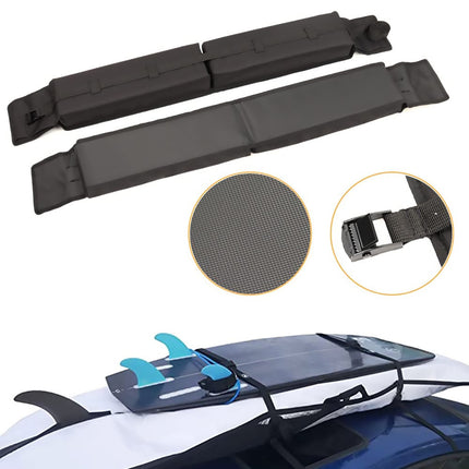Universal Soft Roof Rack Kayak Pads Foam Carrier Surfboard SUP Transport Bars