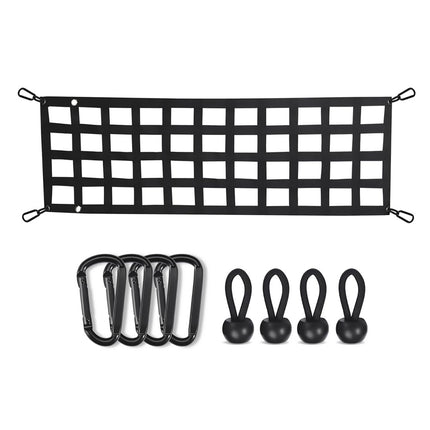 Heavy Duty Pickup Truck Tailgate Cargo Net Bungee Load Securing Truck Bed Net