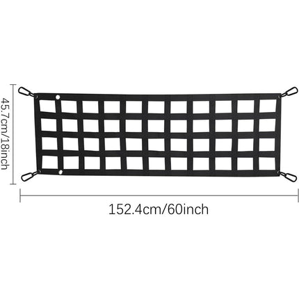 Heavy Duty Pickup Truck Tailgate Cargo Net Bungee Load Securing Truck Bed Net