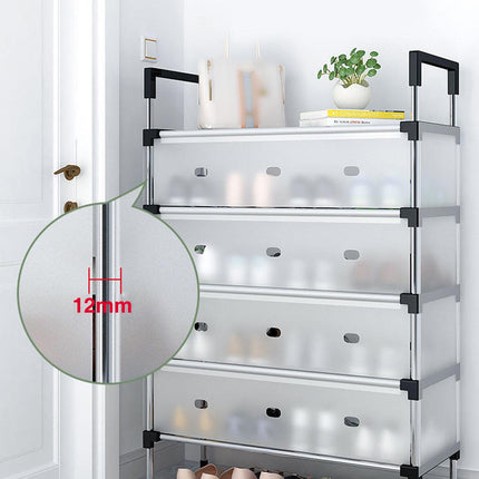 7-Tier Shoe Rack Storage Organizer Stand Shelves Adjustable Shoes Holder for Home