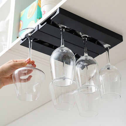Wine Glass Hanging Rack Set 2 Pieces Red Wine Rack for Storage and Draining