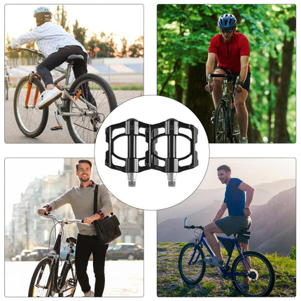 Mountain Bike Pedals Aluminum Four Bearing Road Bike Pedal Cycling Gear Durable