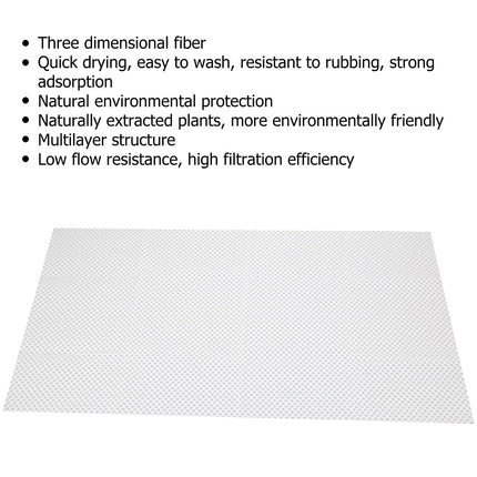 10PCS 3D Honeycomb Filter Mat for Aquarium for Fish Tank Water Purification