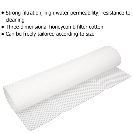 10PCS 3D Honeycomb Filter Mat for Aquarium for Fish Tank Water Purification