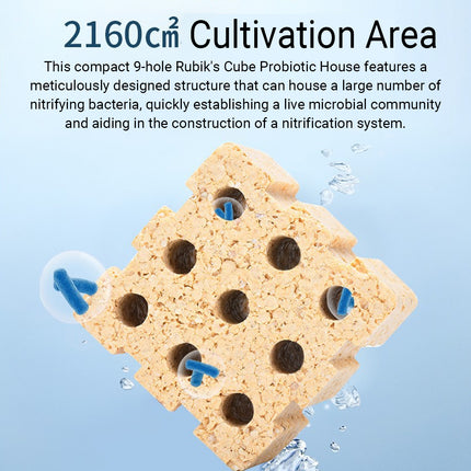 10PCS 3D Bacterial Cultivation Cubes Aquarium Bio Filter Media Fish Tank Clean