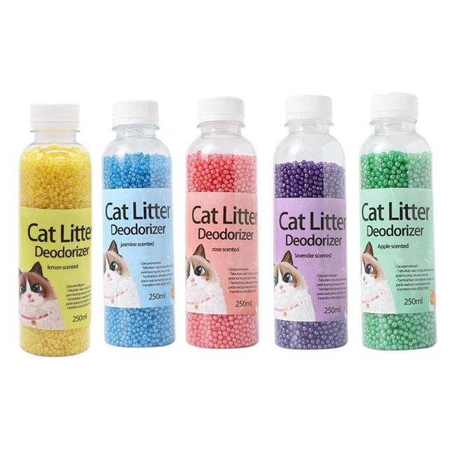 High Adsorption Cat Litter Deodorant Beads 250ml Long Lasting Odor Eliminator