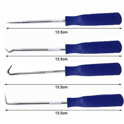 4PCS Car Pick&Hook Set O Ring Oil Seal Gasket Puller Remover Craft Hand Tool Au - Aimall