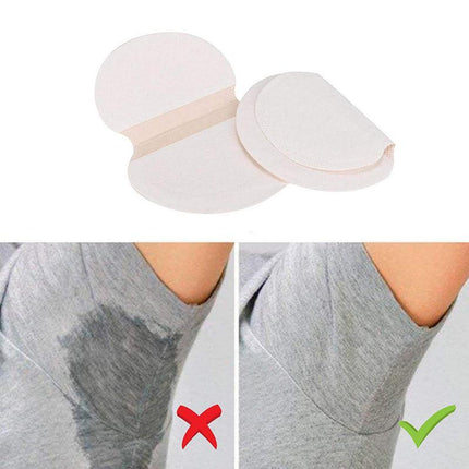 40pcs Underarm Armpit Sweat Pads Stickers Summer Shield Guard Absorbing White AU - Aimall