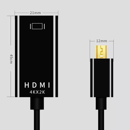 4K Mini Display Port DP Thunderbolt to HDMI Adapter for Microsoft Surface Pro 6 - Aimall