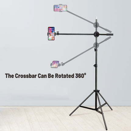 Floor Standing Phone Overhead Photograph Tripod Adjustable Stable 360 Rotate
