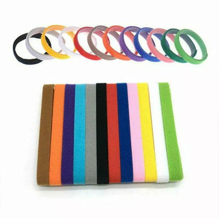 12 Colours Collar Bands Pet Puppy Kitten Identification Collar Tags - Aimall