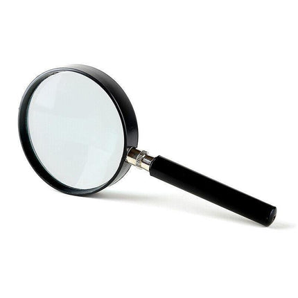 Quality 50Mm Silver Metal Magnifying Glass Lens Magnifier Loupe 10X Magnifier Au - Aimall