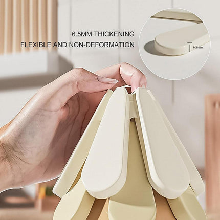Christmas Tree Folding Coasters High Temperature Insulated Anti-Scald Mats