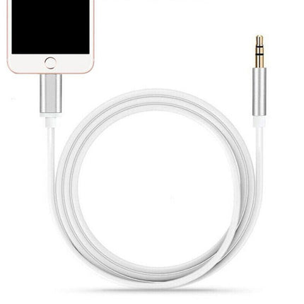 For Iphone To 3.5mm Aux Audio Adapter Cable Cord Jack Iphone 12 11 Pro 8 7 Plus - Aimall