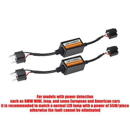 2XH4 Canbus Decoder Canceller Load Resistor For LED Headlight Conversion Kit