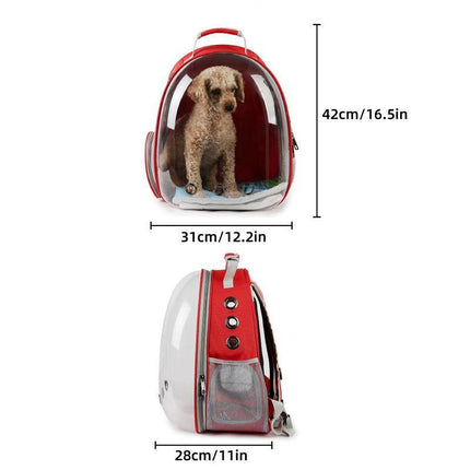Pet Outdoor Carrier Backpack Cat Dog Puppy Travel Space Capsule Shoulder Bag