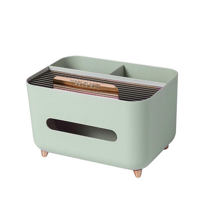 Tissue Box Dispenser Storage Box Napkin Case Remote Control Box Multi-Function