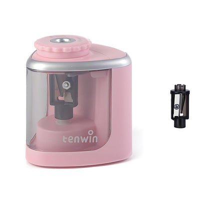 Automatic Electric Pencil Sharpener Operated Students Desktop With 2 Blades